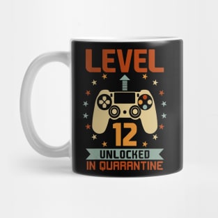 12th Birthday Level 12 Unlocked 12 Yrs Old Quarantine 2020 Mug